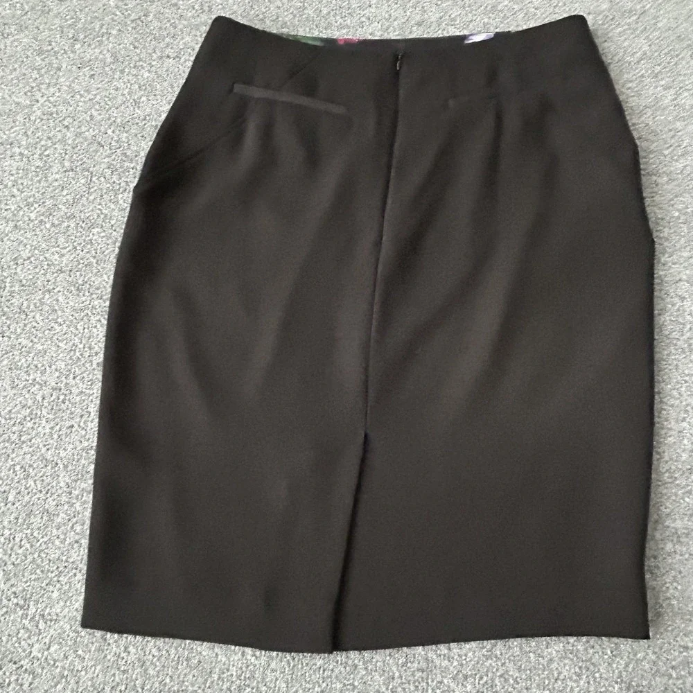 Ted Baker London Black Tailored Pencil Skirt Women's‎ 4 Workwear Office Cocktail